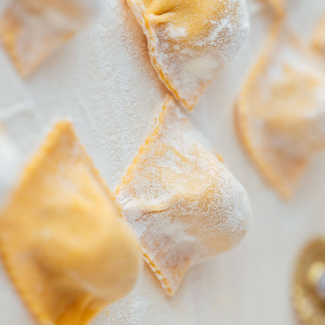 tortelli di zucca appena fatti