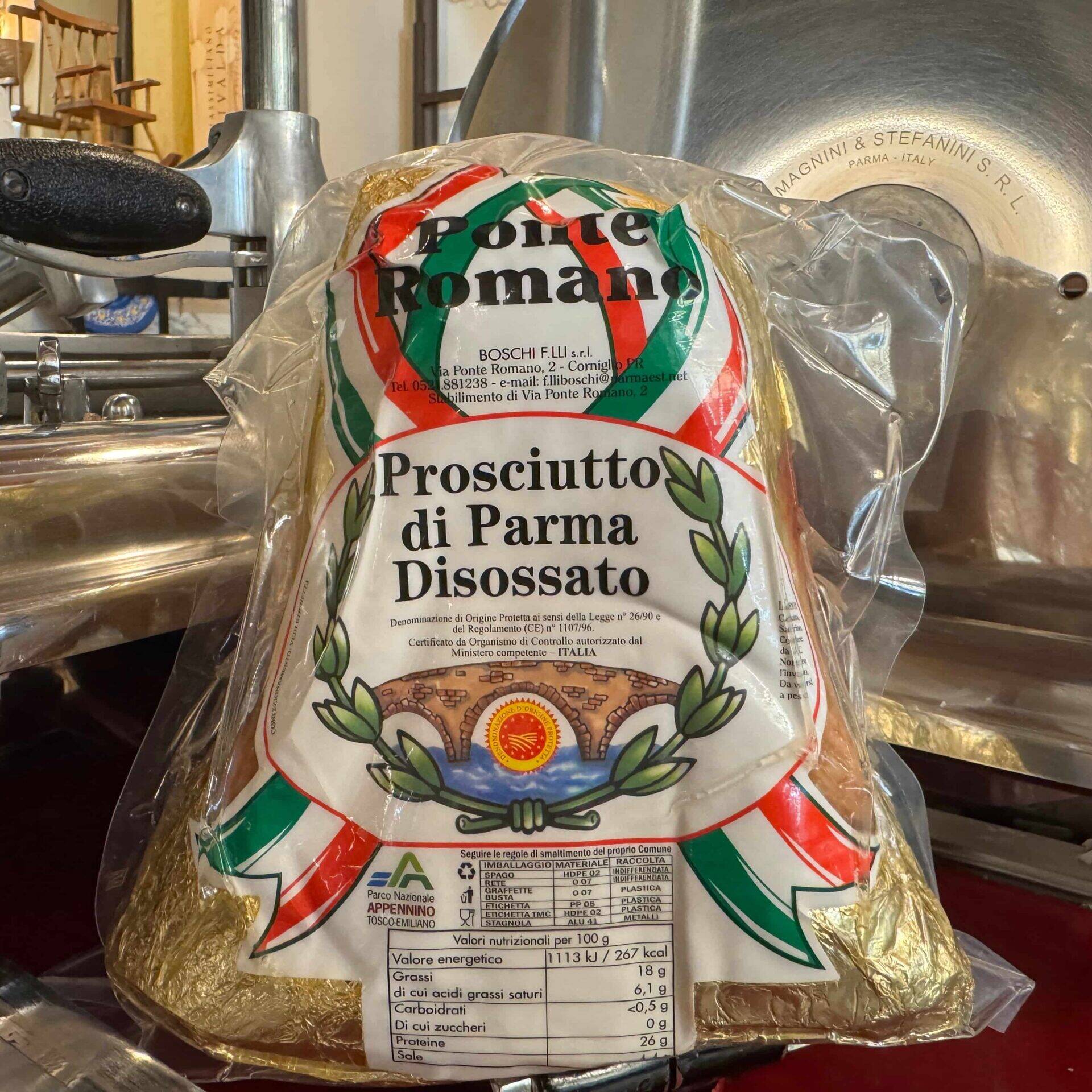 trancio di Prosciutto crudo di Parma disossato